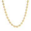 Thumbnail Image 1 of Men's 4.7mm Puffed Mariner Chain Necklace in Hollow 14K Gold - 24&quot;