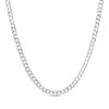 Thumbnail Image 1 of Men's 3.6mm Curb Chain Necklace in Solid 14K White Gold - 22&quot;