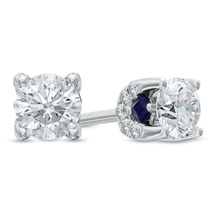 vera wang diamond studs