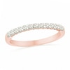 Thumbnail Image 1 of 1/4 CT. T.W. Diamond Band in 10K Rose Gold