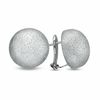Thumbnail Image 0 of Charles Garnier Diamond-Cut Button Earrings in Sterling Silver