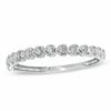 Thumbnail Image 1 of Stackable Diamond Accent Heart Stack Ring  in 10K White Gold