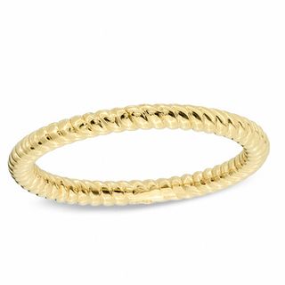 Stackable Rope Ring in 10K Gold | Zales Outlet