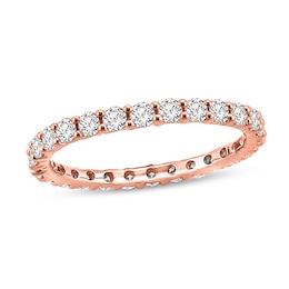 Eternity wedding band, white gold and diamonds - Categories Q9G23L