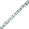 Thumbnail Image 1 of 1/4 CT. T.W. Diamond Tennis Bracelet in Sterling Silver - 7.25&quot;