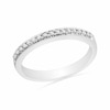 Thumbnail Image 1 of 1/10 CT. T.W. Diamond Wedding Band in 10K White Gold