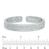 Thumbnail Image 2 of 1/4 CT. T.W. Diamond Vintage-Style Cuff Bracelet in Sterling Silver