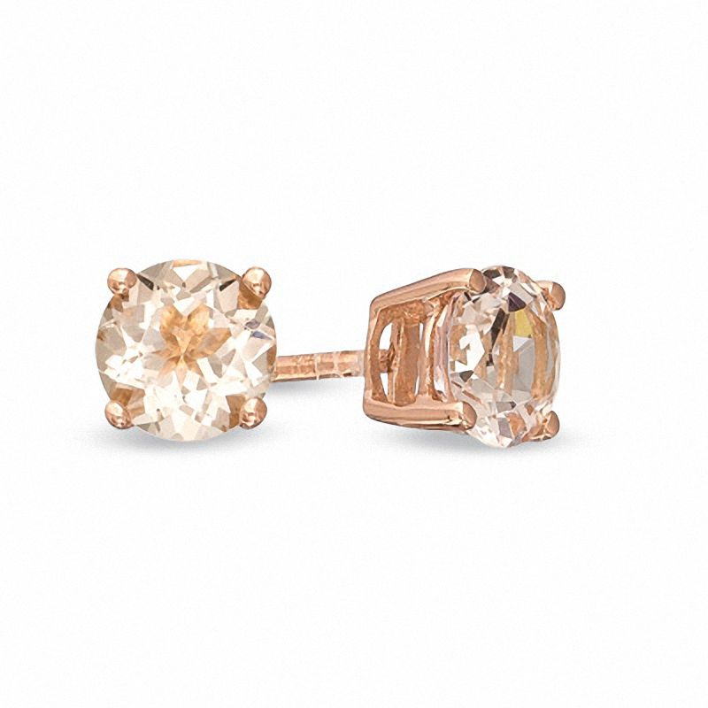 9ct rose clearance gold stud earrings