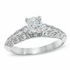 Thumbnail Image 1 of 5/8 CT. T.W. Diamond Beveled Edge Engagement Ring in 14K White Gold