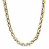 Thumbnail Image 0 of Men's Link Necklace in Polished Two-Tone Stainless Steel - 24"