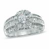Thumbnail Image 0 of 2 CT. T.W. Diamond Frame Engagement Ring in 14K White Gold