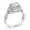 Thumbnail Image 1 of 1-1/2 CT. T.W. Diamond Twist Engagement Ring in 14K White Gold