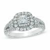 Thumbnail Image 0 of Celebration 102® 1-1/2 CT. T.W. Princess-Cut Diamond Engagement Ring in 18K White Gold (I/SI2)