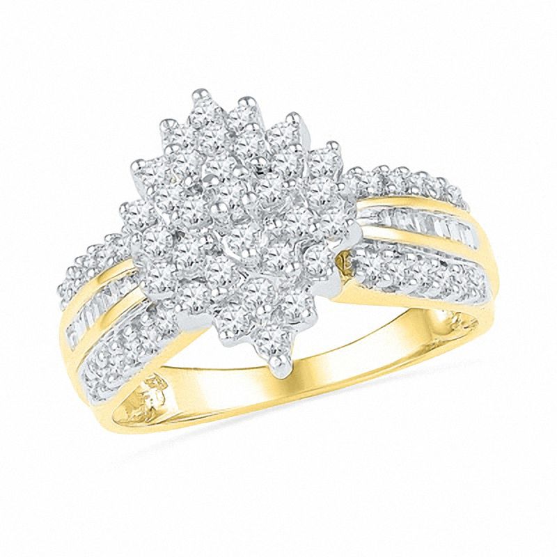 gold and diamond ring