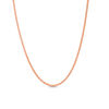 Thumbnail Image 0 of Ladies' 1.1mm Wheat Chain Necklace in 14K Rose Gold - 18"