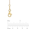 Thumbnail Image 1 of Charles Garnier Twist Circle Necklace in Sterling Silver with 18K Gold Plate - 27"