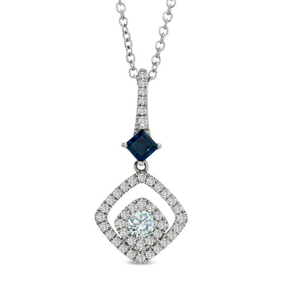 vera wang sapphire necklace