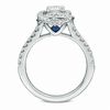 Thumbnail Image 2 of Vera Wang Love Collection 1 CT. T.W. Diamond Swirl Frame Engagement Ring in 14K White Gold