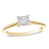 Thumbnail Image 1 of 1/5 CT. Princess-Cut Diamond Solitaire Engagement Ring in 10K Gold