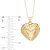 Thumbnail Image 2 of Medium Heart Locket Pendant in 10K Gold