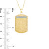 Thumbnail Image 2 of Lord's Prayer Dog Tag Pendant in 10K Gold