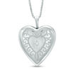 Thumbnail Image 1 of Diamond Accent Heart Locket Pendant in Sterling Silver