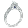 Thumbnail Image 2 of Vera Wang Love Collection 1/2 CT. Pear-Shaped Diamond Solitaire Scroll Engagement Ring in 14K White Gold