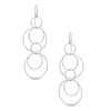 Thumbnail Image 1 of Multi-Rings Dangle Earrings in Sterling Silver