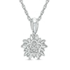 Thumbnail Image 1 of 1/5 CT. T.W. Diamond Pendant in Sterling Silver