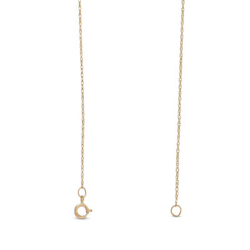 Rope Chain Drop Earrings in 14K Gold