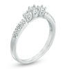 Thumbnail Image 2 of Diamond Accent Trio Promise Ring in Sterling Silver