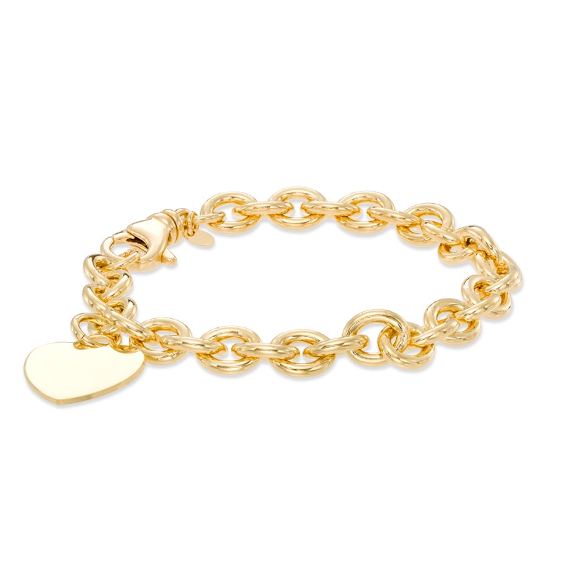 TWO GOLD AND MULTI-GEM CHARM BRACELETS, TIFFANY & CO.