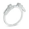 Thumbnail Image 2 of 5/8 CT. T.W. Princess-Cut and Baguette Diamond Block Solitaire Enhancer in 14K White Gold