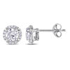 zales white sapphire earrings