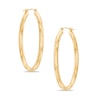 Thumbnail Image 1 of 27mm Oval Hoop Earrings in 14K Gold