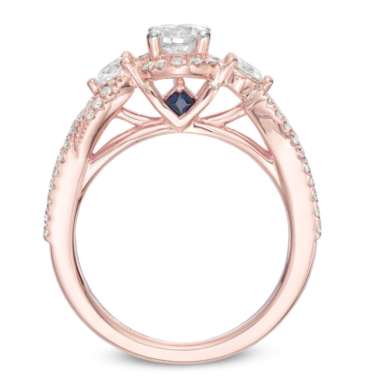 Vera wang rose gold engagement ring new arrivals