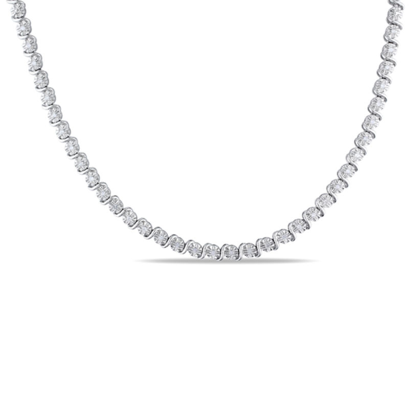 Solid Cable Chain Necklace Sterling Silver 20