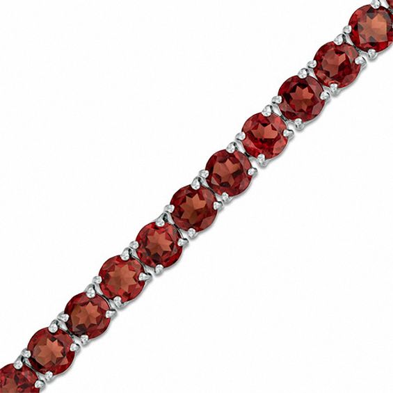 Garnet on sale diamond bracelet