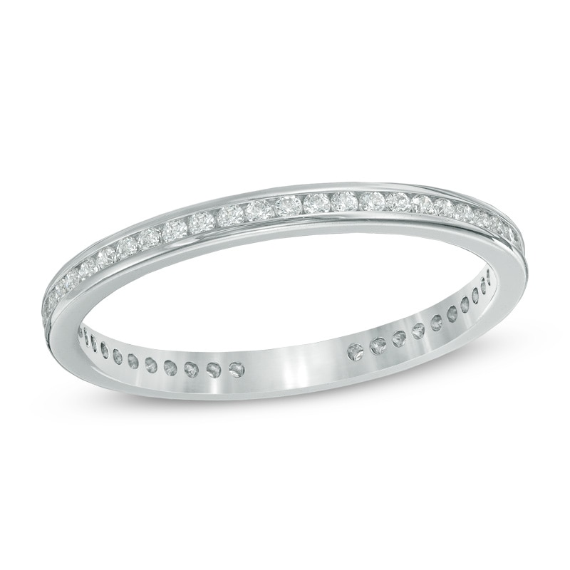 Main Image 1 of 1/4 CT. T.W. Diamond Eternity Band in Platinum