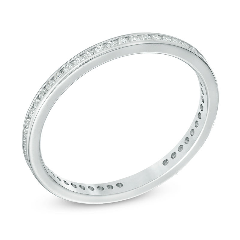 Main Image 2 of 1/4 CT. T.W. Diamond Eternity Band in Platinum