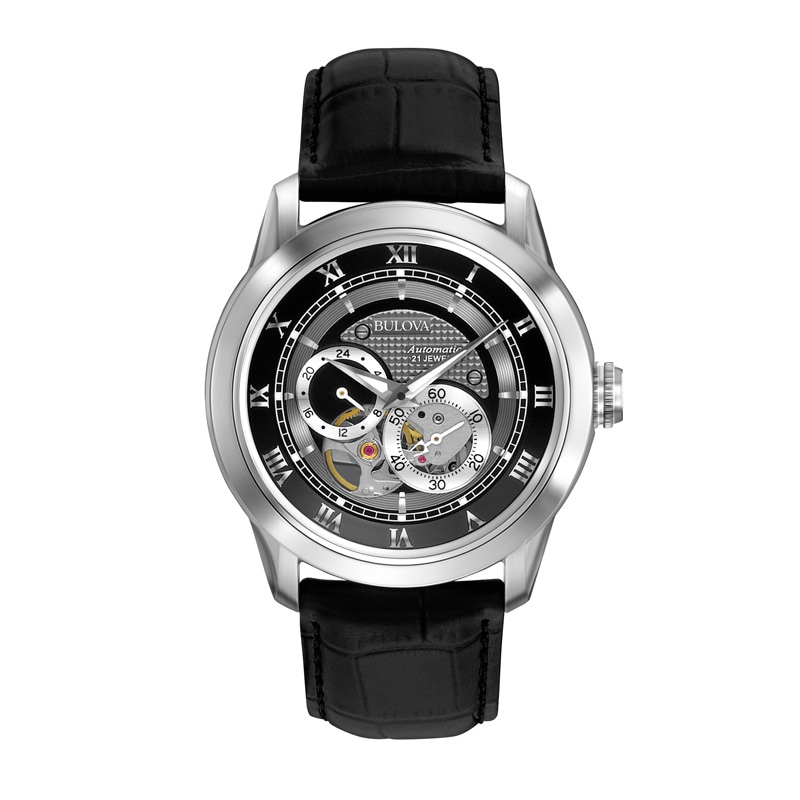 Main Image 1 of Men's Bulova Automatic Watch (Model: 96A135)