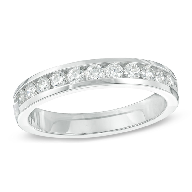 Main Image 1 of 1/4 CT. T.W. Diamond Band in 14K White Gold