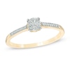 Thumbnail Image 1 of 1/15 CT. T.W. Multi-Diamond Promise Ring in 10K Gold