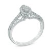 Thumbnail Image 2 of 1/5 CT. T.W. Marquise Composite Diamond Frame Promise Ring in 10K White Gold