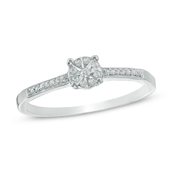 Diamond Accent Promise Ring in 10K White Gold | Zales Outlet