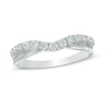 Thumbnail Image 0 of 3/8 CT. T.W. Diamond Twist Contour Anniversary Band in 14K White Gold