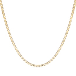 Men's 1.4mm Box Chain Necklace in 14K Gold - 22&quot;