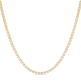 Men's 1.4mm Box Chain Necklace in 14K Gold - 24&quot;