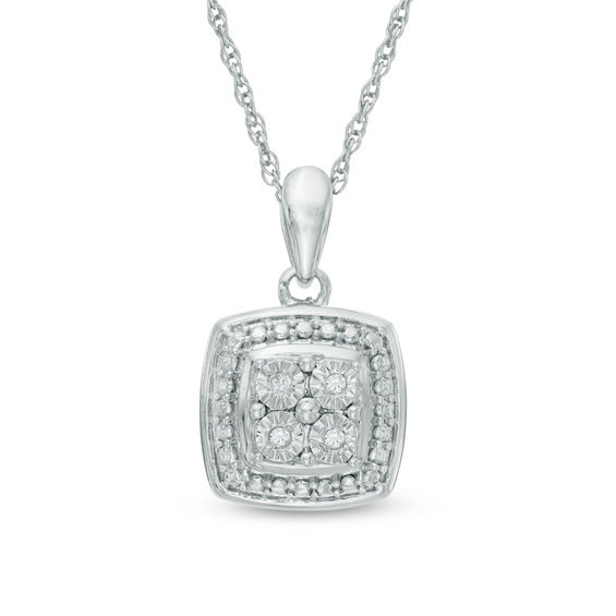 Diamond Empire State Bldg Pendant .25tw in cheapest Platinum Over Sterling Silver