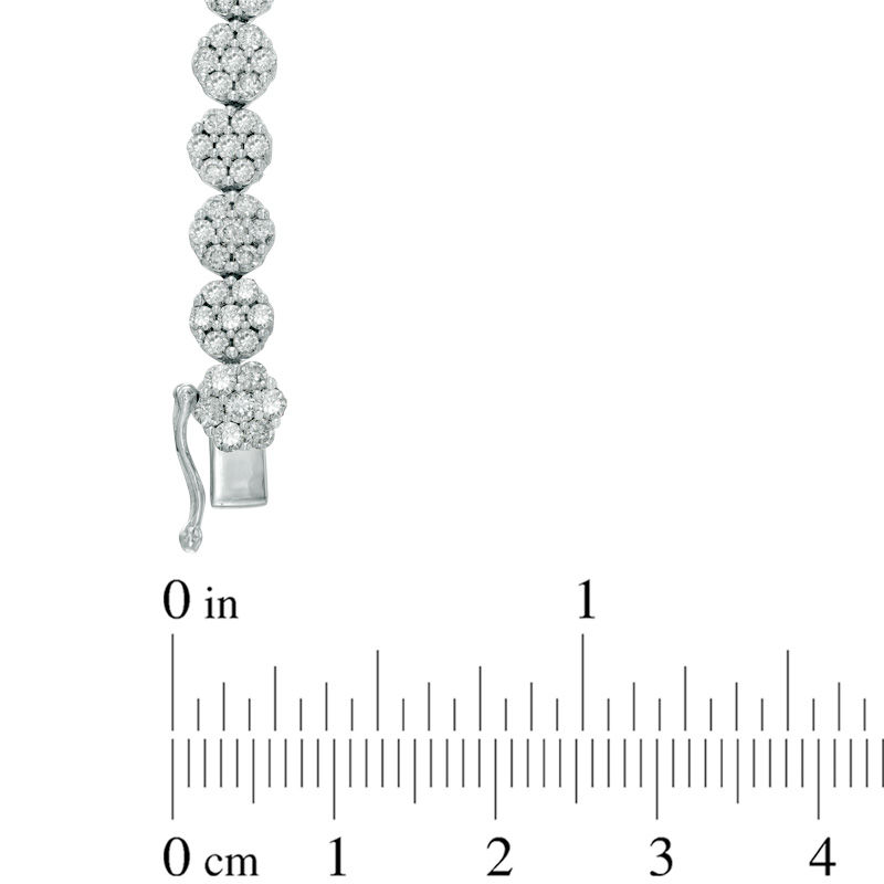 Flower Cluster Diamond Bracelet 18k | Gem Gardener